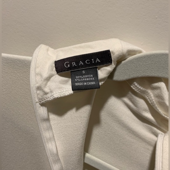 Gracia SLITHER dress AKIRA CHICAGO in IVORY - Picture 6 of 8